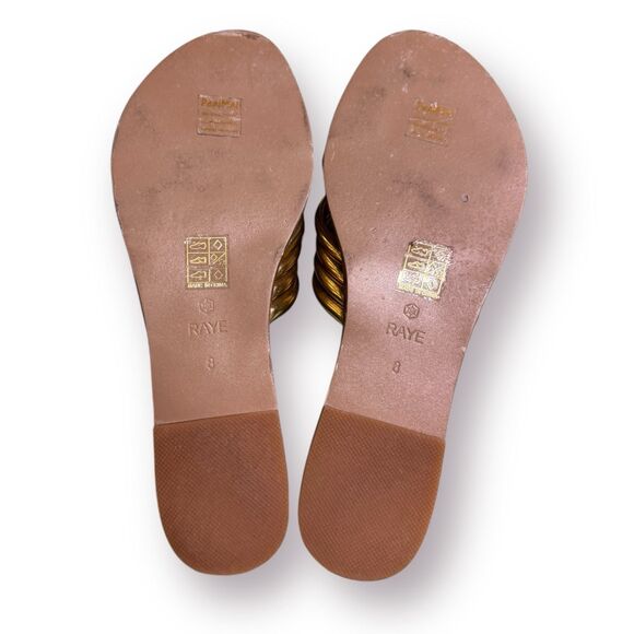 RAYE Gold Sandals - Picture 4 of 4